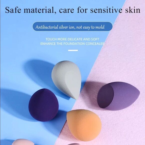 💕Brand Purple New 7 Pieces Professional Beauty Blender Sponge - Picture 7 of 12